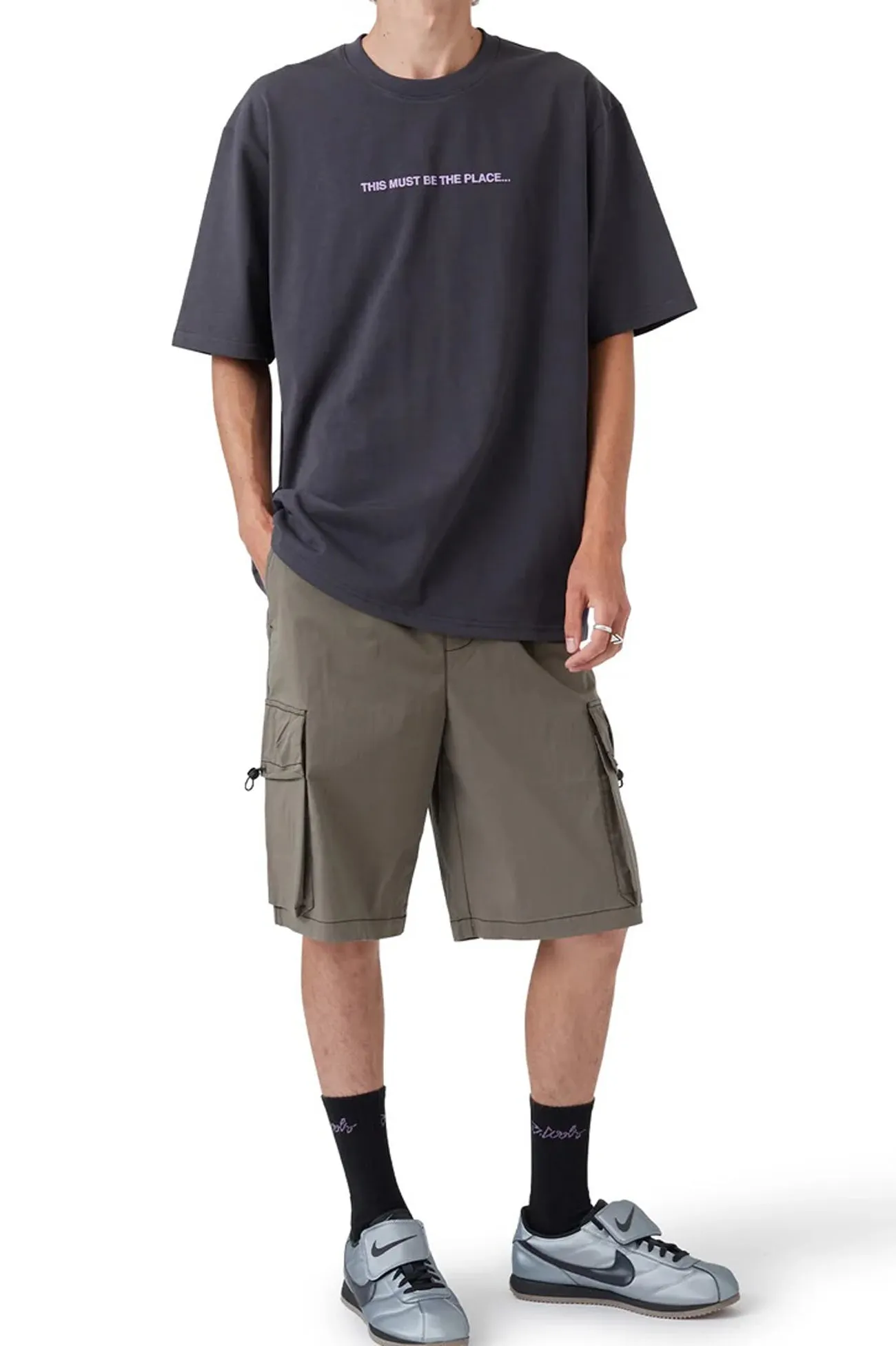 PP Tee Washed Black Matte Look Versatile Trend