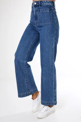 Sailor Jean Ashley Blue Casual Friday Picnic Style Nature Lover Neutral Tones