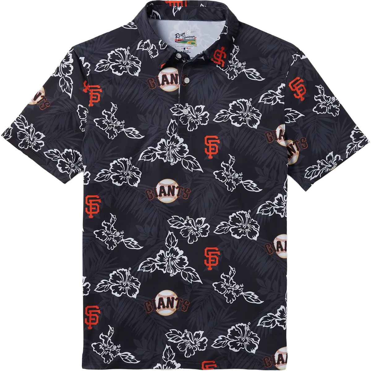 Men's Giants Pua Performance Polo Durable Reinforced Elbows Chic Style