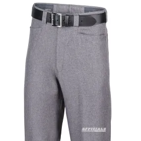 Closeout! Smitty Heather Grey Flat Front Western Pocket Umpire Pants hypoallergenic material HypoallergenicFabric