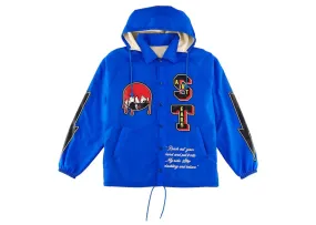 Beadwork Saint Mxxxxxx X Denim Tears Holy Grail Jacket Blue