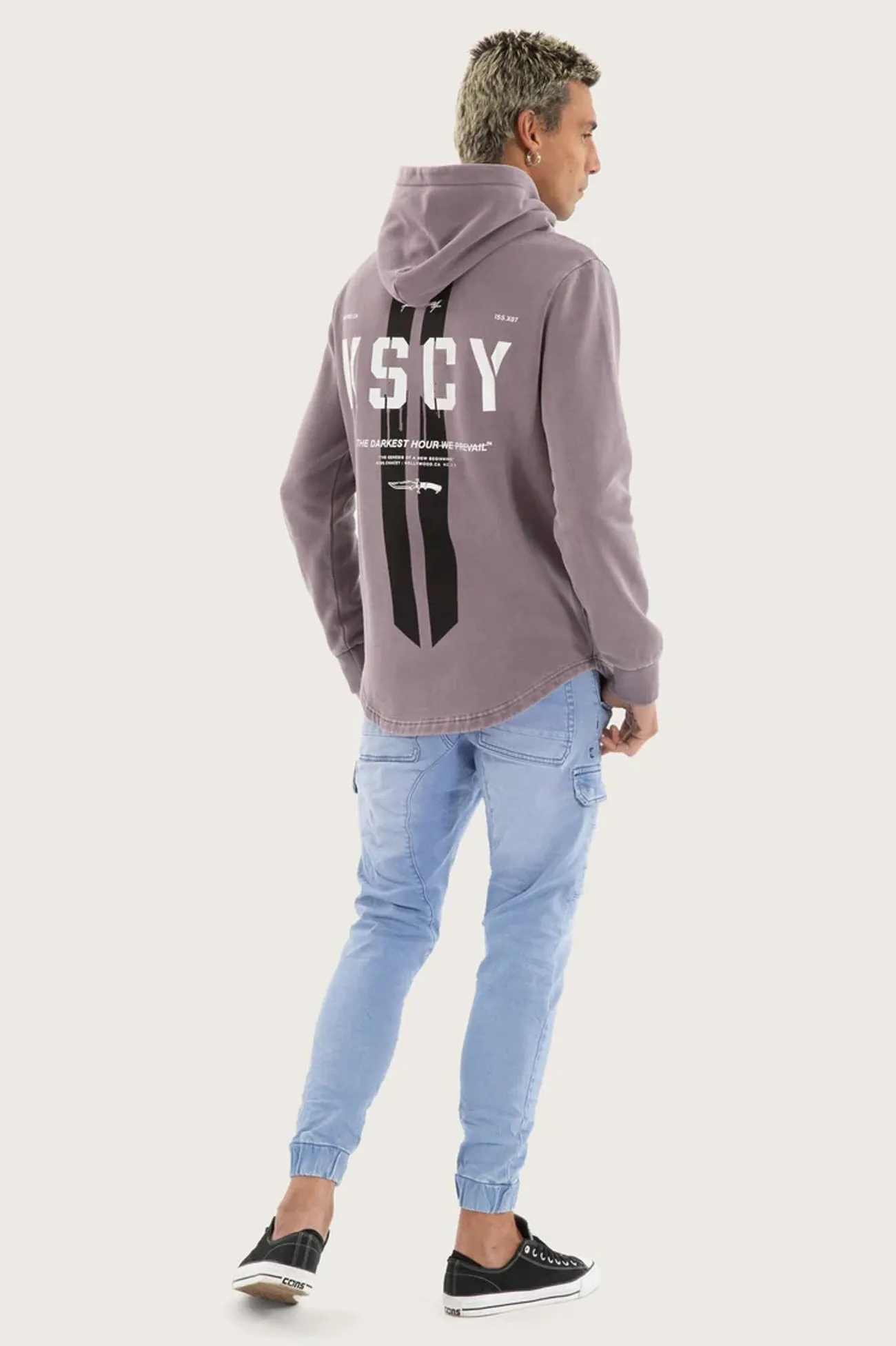 Thermal Lined Promise Dual Curved Hoodie Pigment Grey Ridge