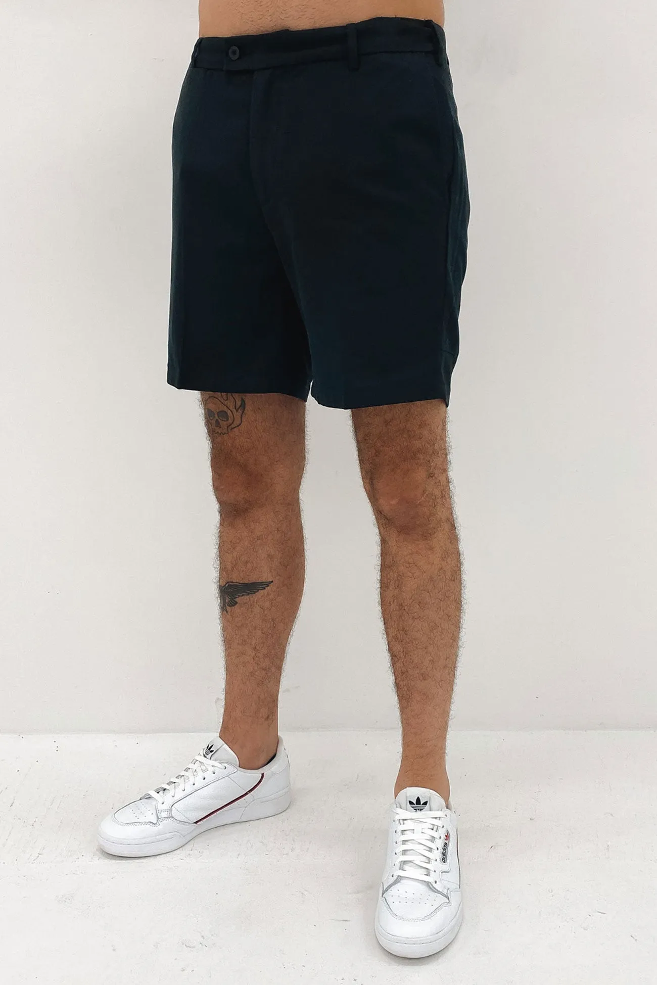 Pub Short Black High Durability Weave Flex Waist System