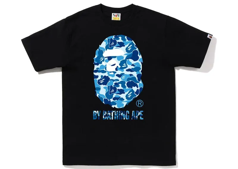Chiffon double - stitched Bape Abc Camo By Bathing Ape Tee Black/Blue