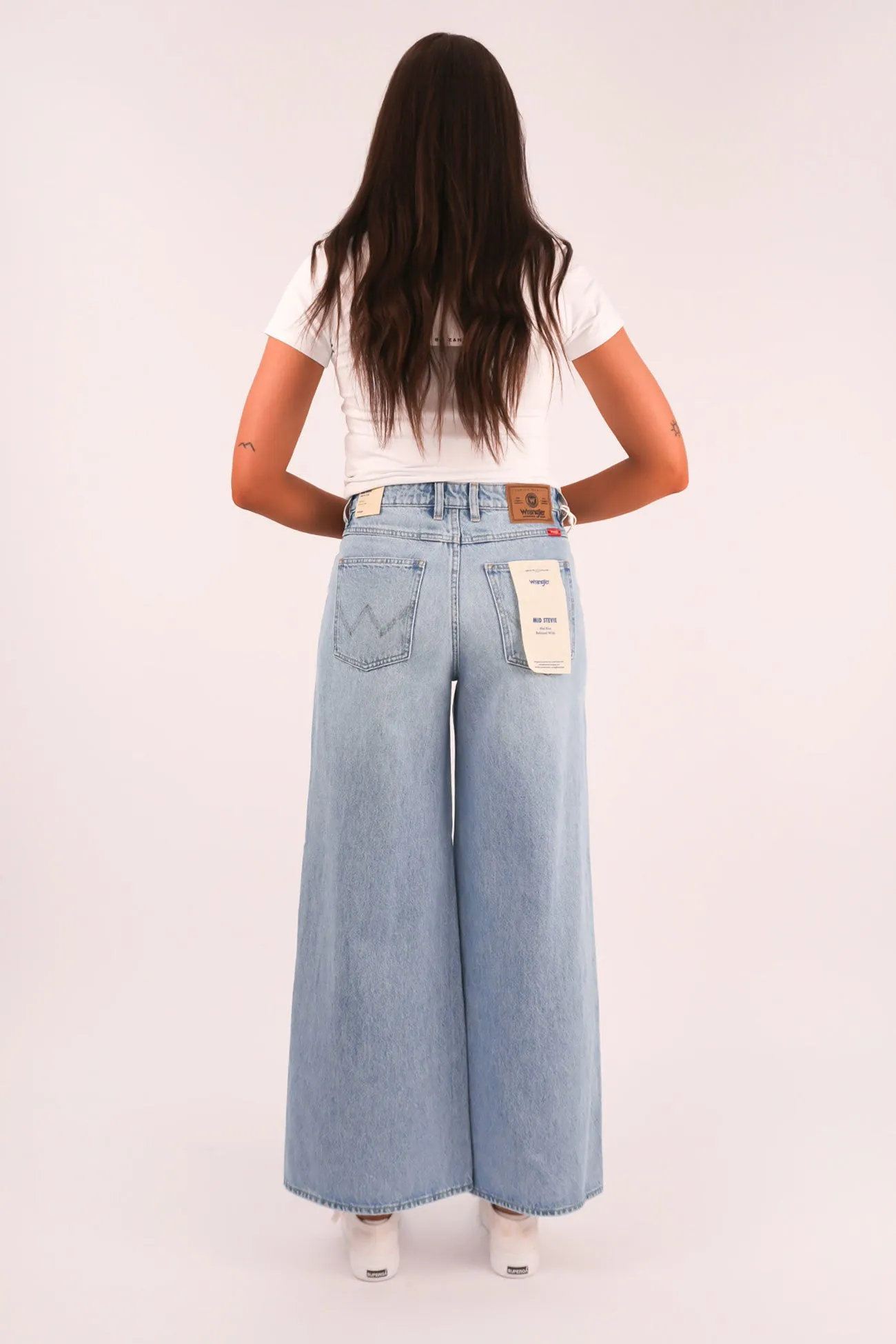 Mid Stevie Jean Set Time Blue Petite Daily Wear Festival Outfit Flexible Fabric