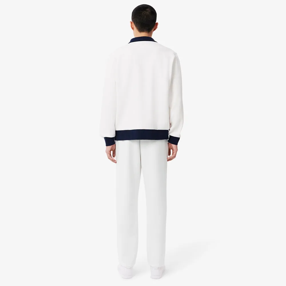 Pure Fit Lacoste Men's Heritage Tennis Sweatpants - White Team Vibe QuickDryTechnology