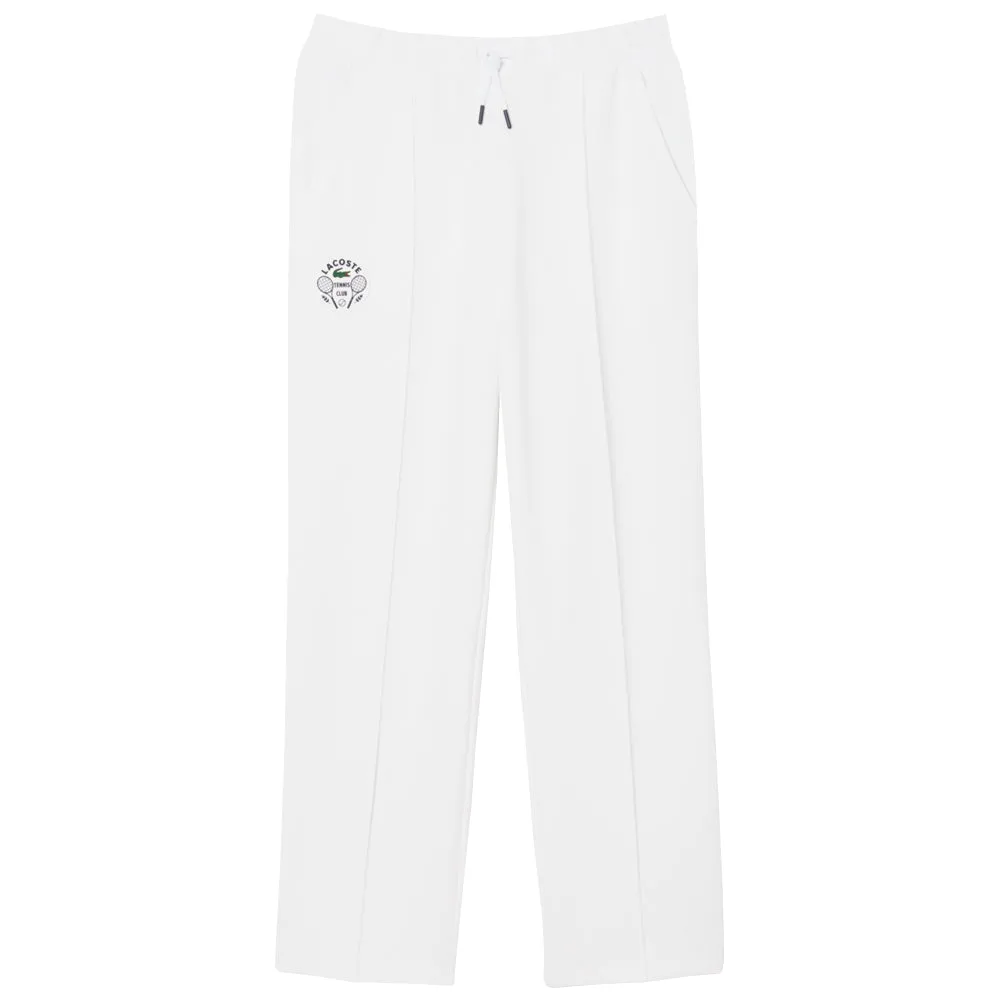 Breezy Fit Pure Fit Lacoste Men's Heritage Tennis Sweatpants - White