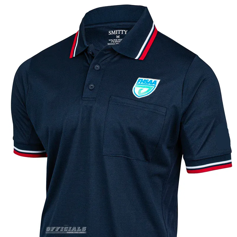 V-Neck Lightweight Layer FHSAA Logo Umpire Shirts