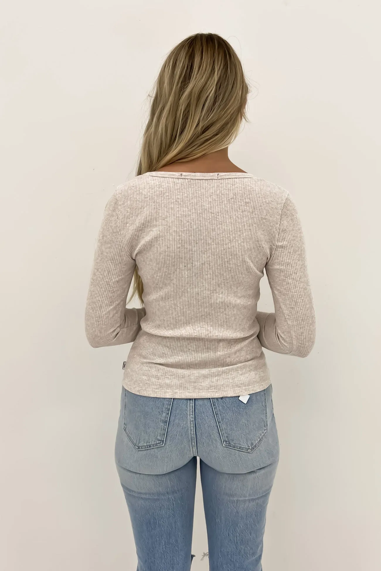 Hazel Long Sleeve Oatmeal Birthday gift