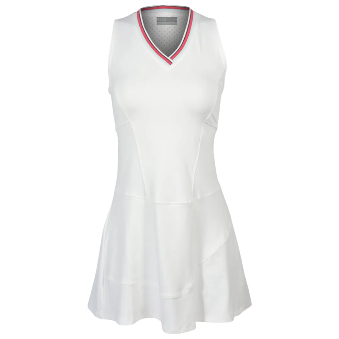 Debossed Design Static-Free quick dry Lija Women's The One To Beat Vivian Dress - White/Multi