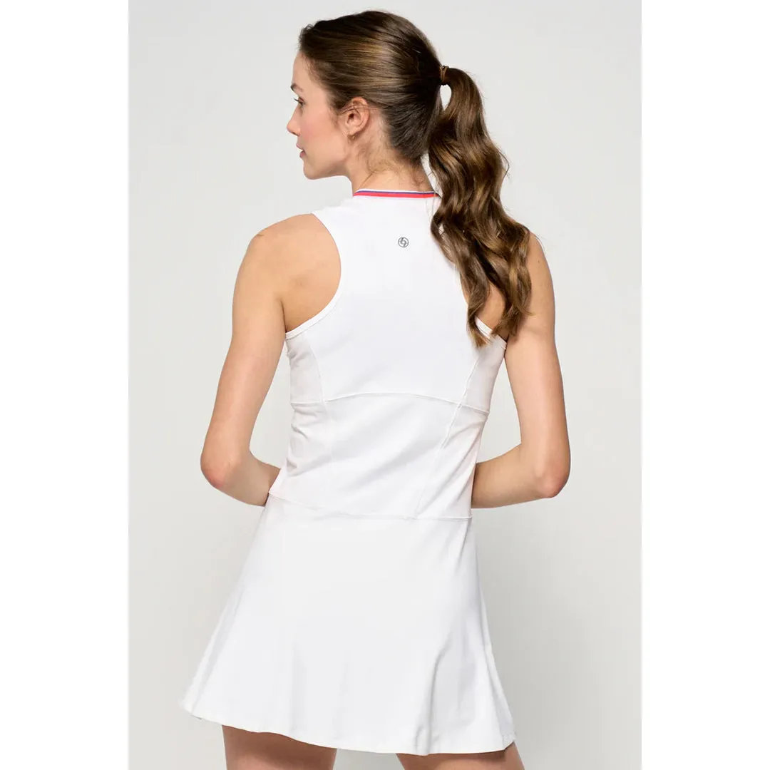 quick dry Lija Women's The One To Beat Vivian Dress - White/Multi loops Crochet
