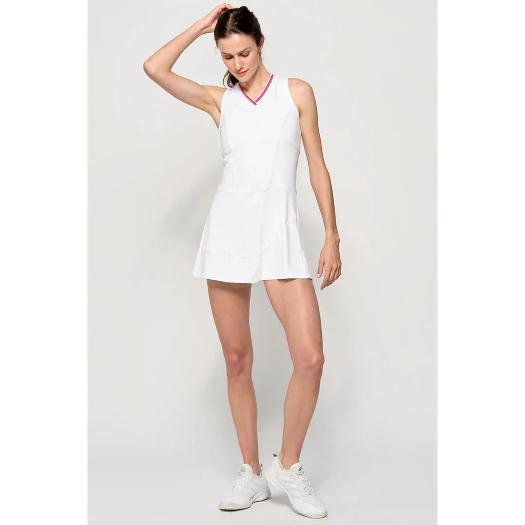 quick dry Lija Women's The One To Beat Vivian Dress - White/Multi budget-friendly Breathable