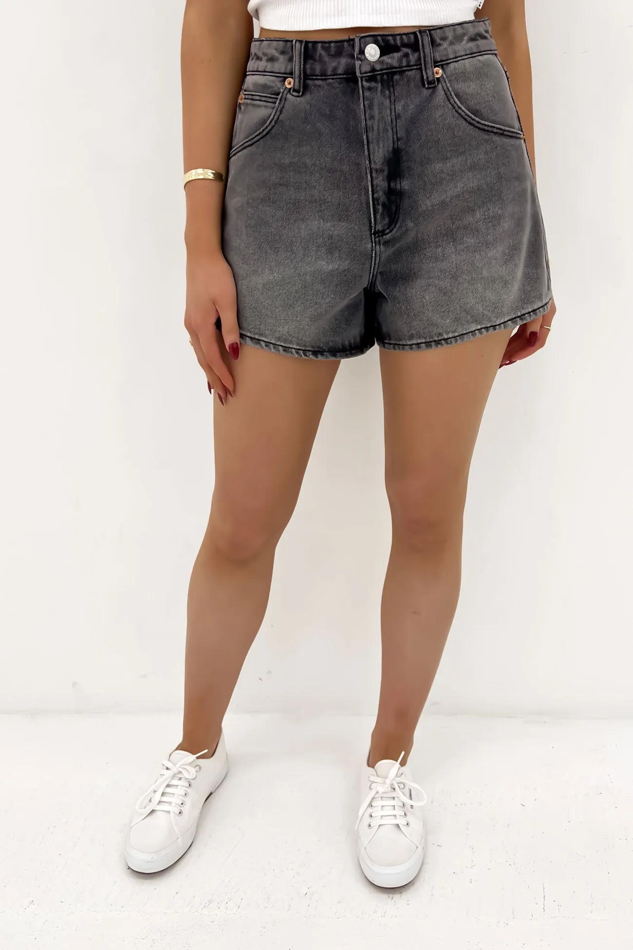 Unique Piece Moisture Management System Mirage Short Worn Black