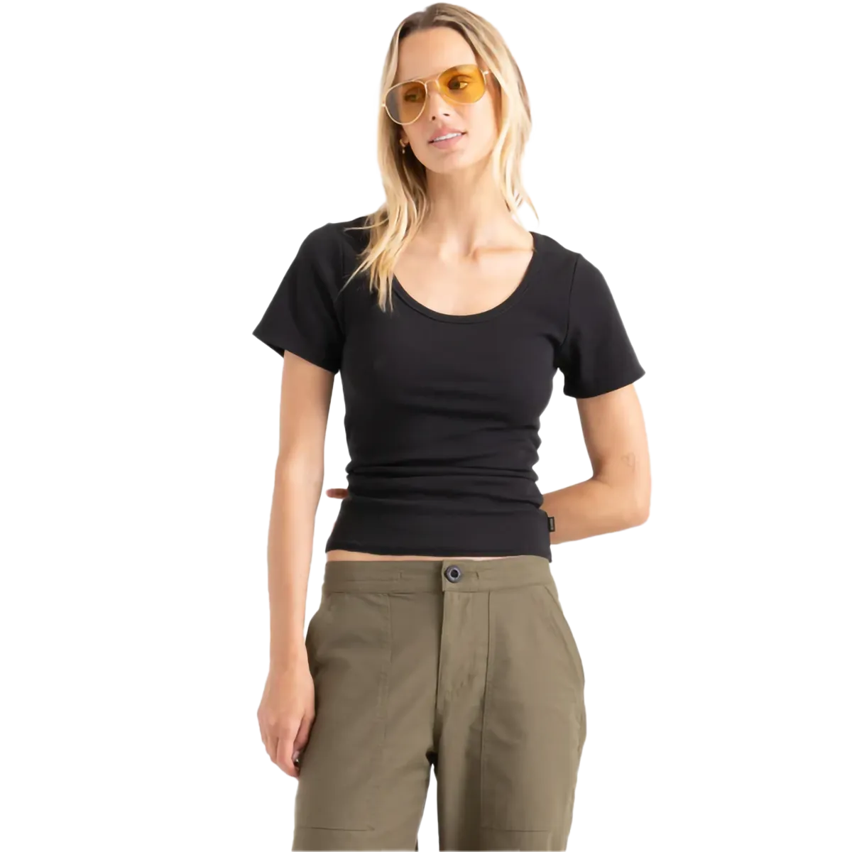 Women's Wind Worn Tee ZeroWaste Pattern Fashionable Look