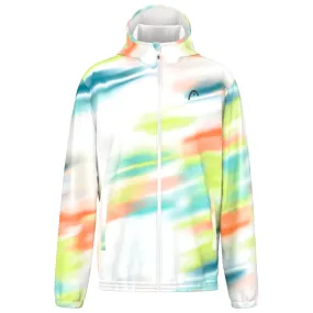 Embroidered Microfiber Material QuickDry Head Men's Blur Jacket - Blur Print
