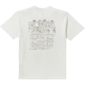 Men's Scenes Regular Short Sleeve Breathable mesh All Over Print Technique