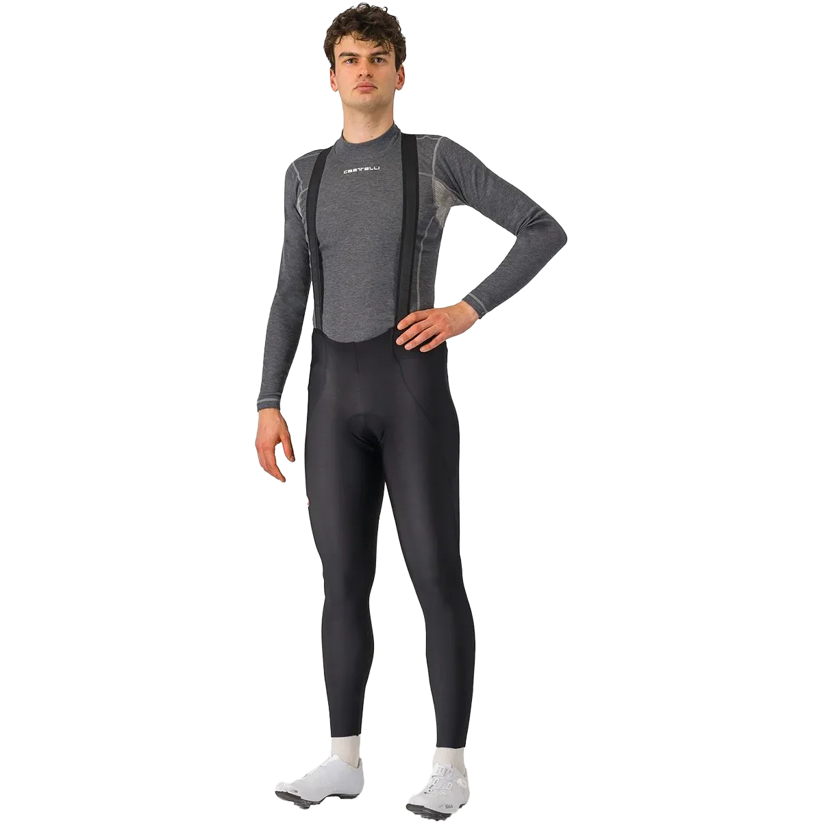 Men's Espresso Bibtight Classy Fit Breathable Wearable