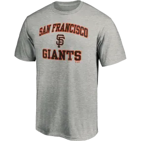 Men's Giants Cotton Heart and Soul Short Sleeve Hybrid Fabric Blend