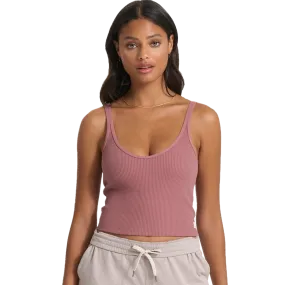 Women's Rib Crop Tank Minimalist Design Summer Favorite