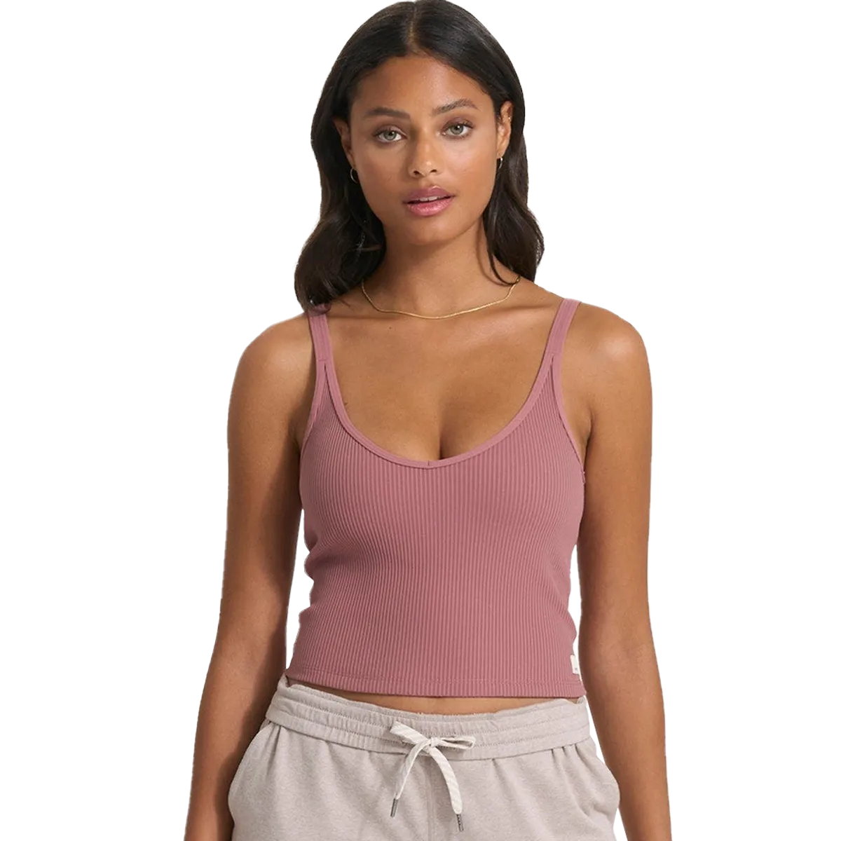 Anti Pilling Treatment Women's Rib Crop Tank