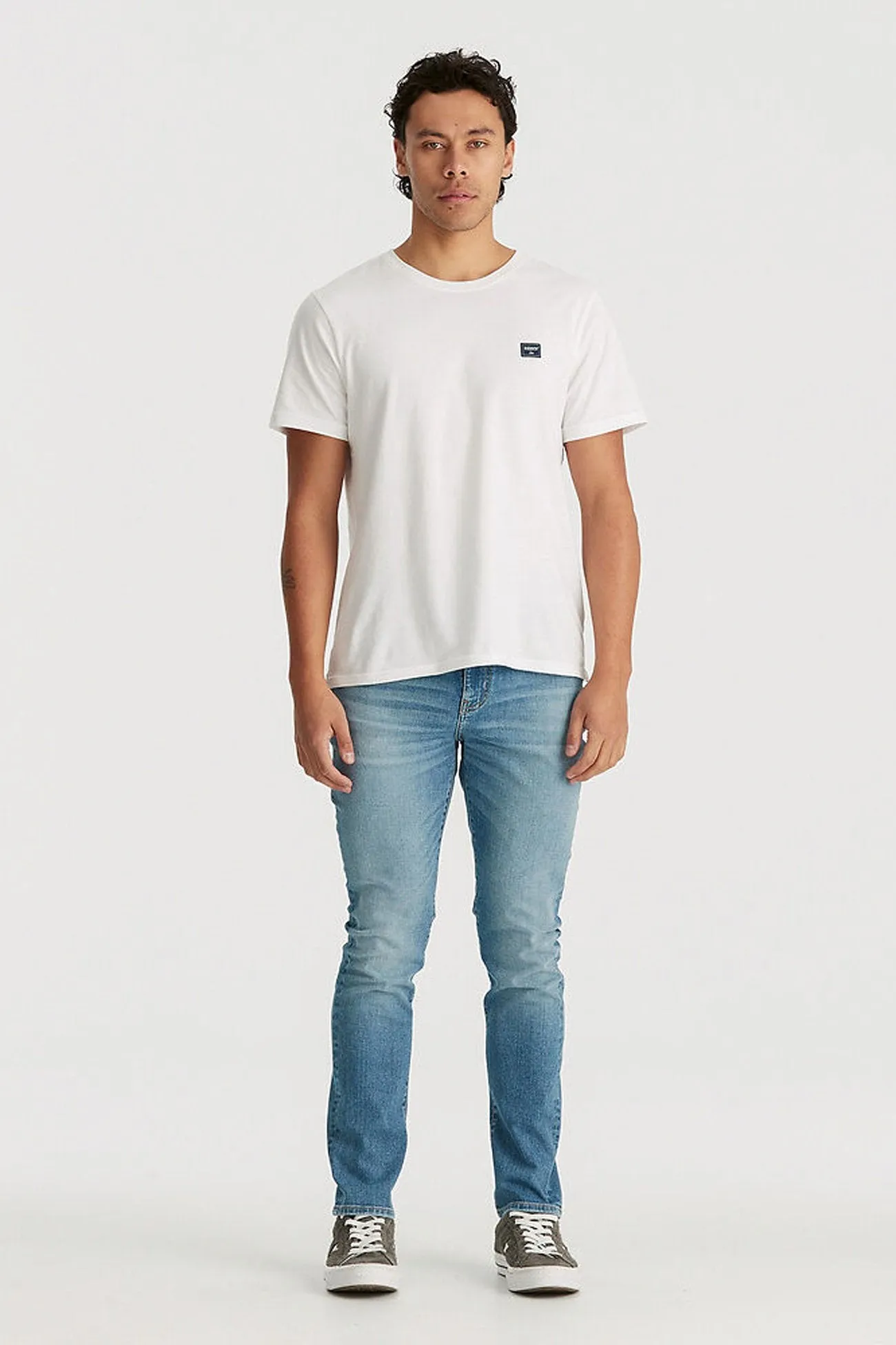 Textured Family Style Autumn Days Regular Look R2 Slim Jean Blue Tempest