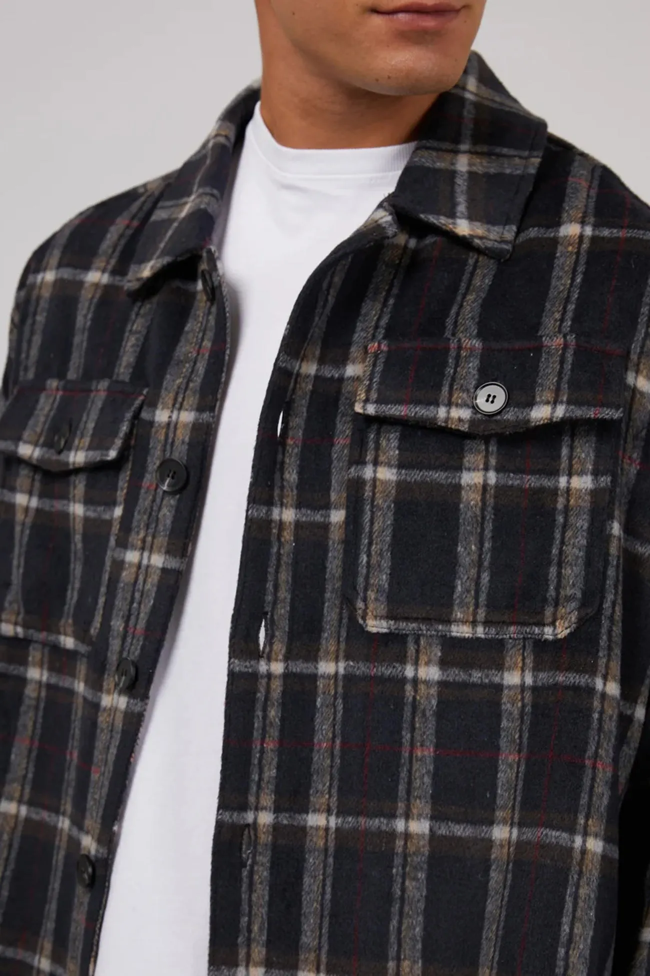 Non-Iron Ranch Overshirt Navy
