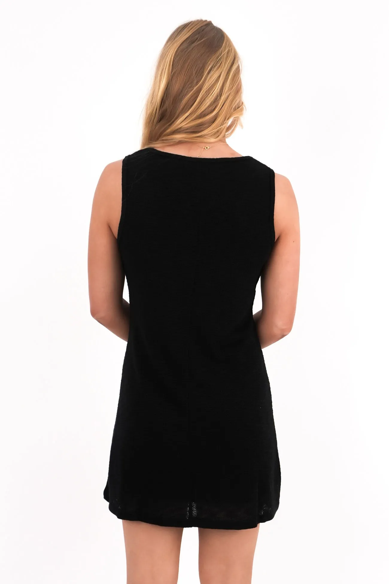 Relaxed Wear Leonie Mini Dress Black