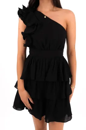 Rayah Mini Dress Black Fashion-Forward Fit