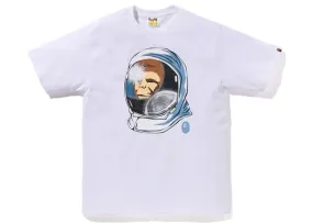 Bape Space Ape Tee White Odor Resistant