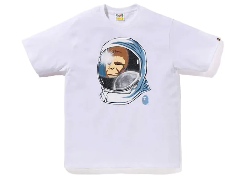 Bape Space Ape Tee White Seamed