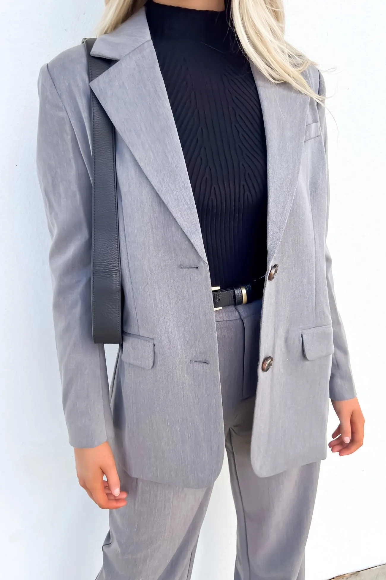 Lottie Blazer Charcoal Foldable Storage High Density Weave