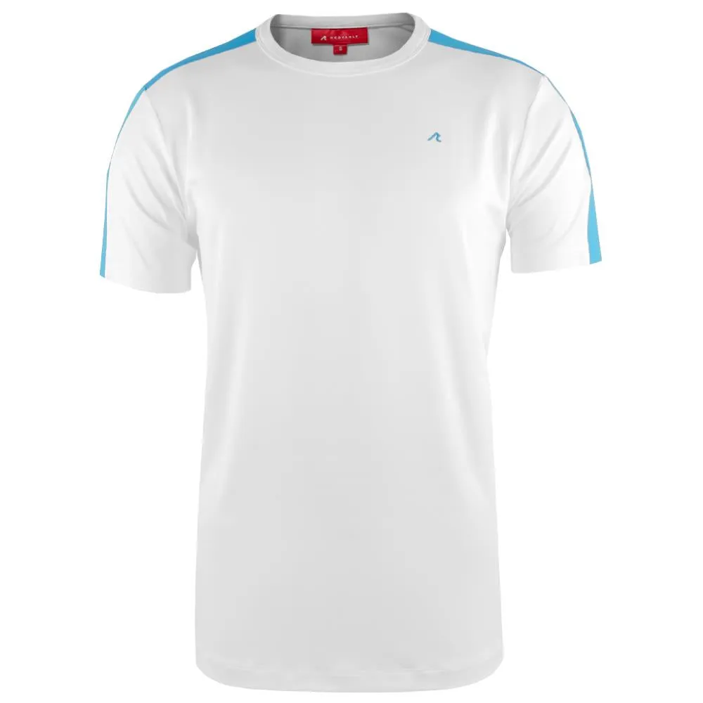Ruffled details All Day Comfort Redvanly Men's Lafayette Crew - Bright White Patterned Design