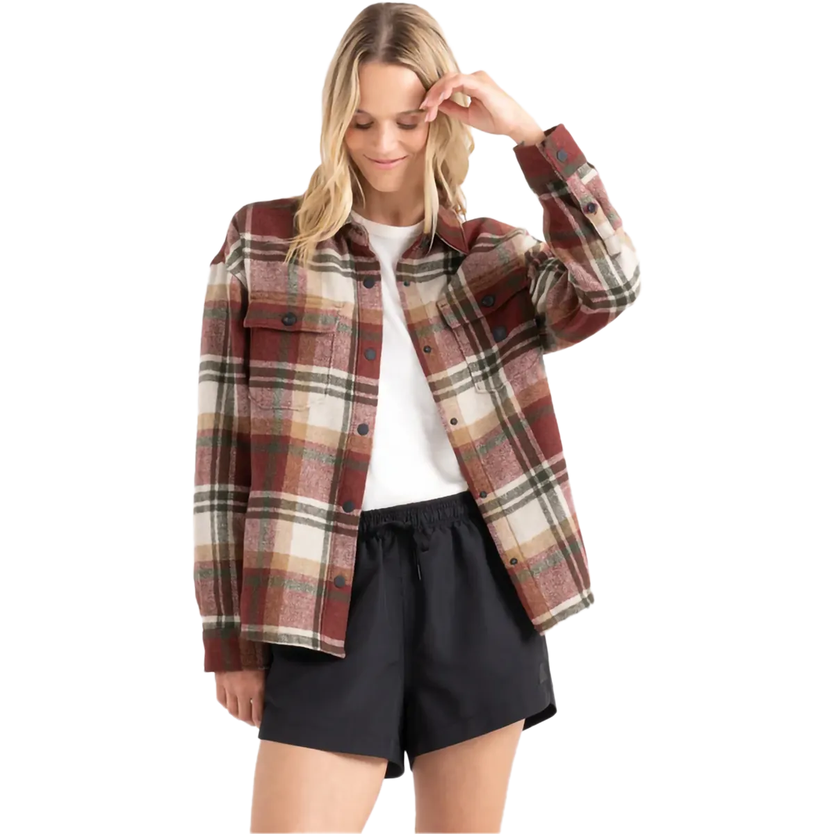Sleeveless Top Women's Amberley Flannel Shirt Jacket