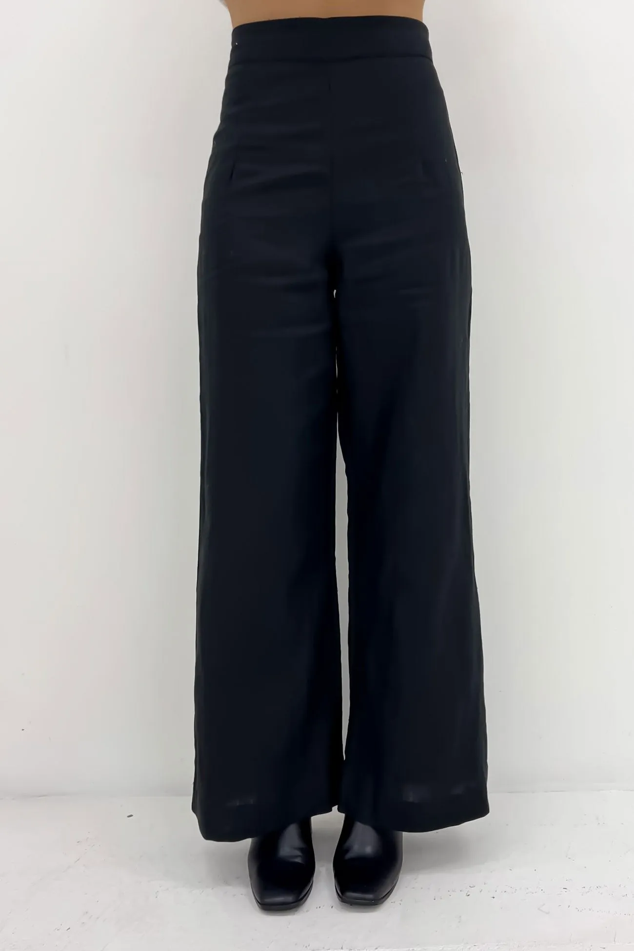 Soft Brushed Lining SoftTouchFinish Nadine Pant Black