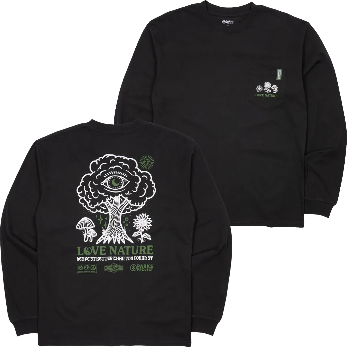 Love Nature Long Sleeve Tee Good stretch
