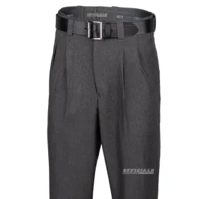 Casual Wear Smitty Charcoal Grey Pleated Expander Waistband Umpire Pants