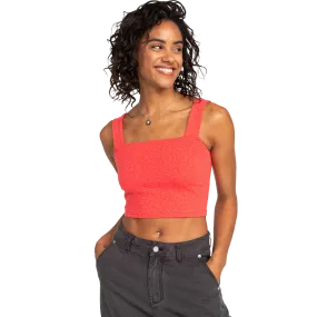 MeshVentilation SlubTexture Women's Hibiscus Roja