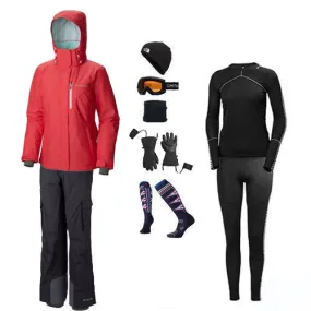 Columbia Women's All Apparel Package Water Repellent Reflective details