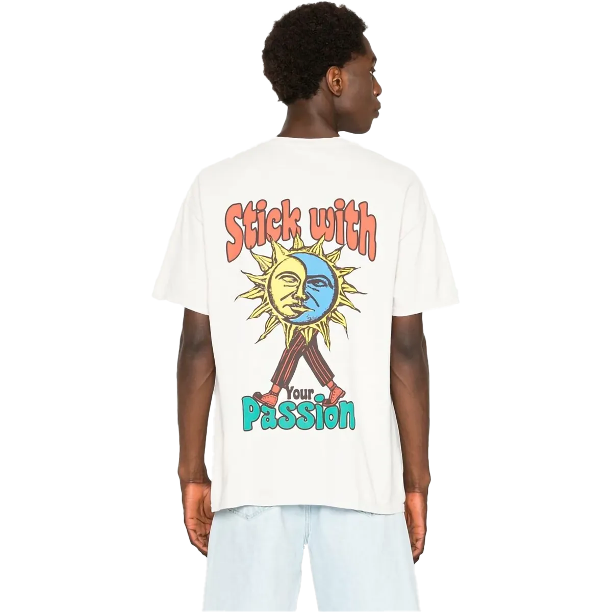 Wool Sweater Stick With Passion Tee