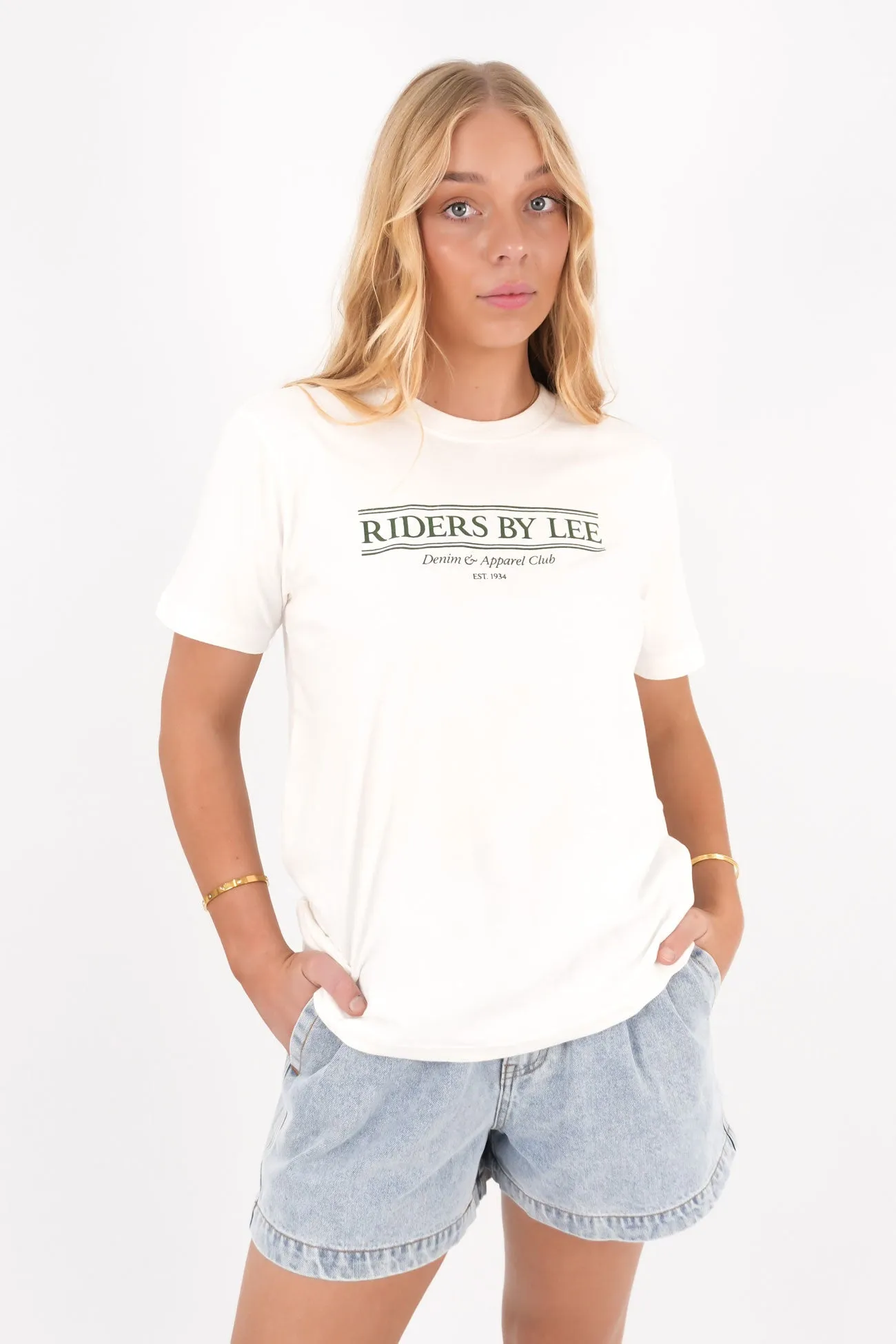 Relaxed Tee Optic White Fashion-Forward Look Valentine's Day