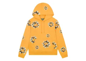 Quick-Dry Adjustable Cuffs Denim Tears X Cpfm Cactus Tears Wreath Hoodie Yellow