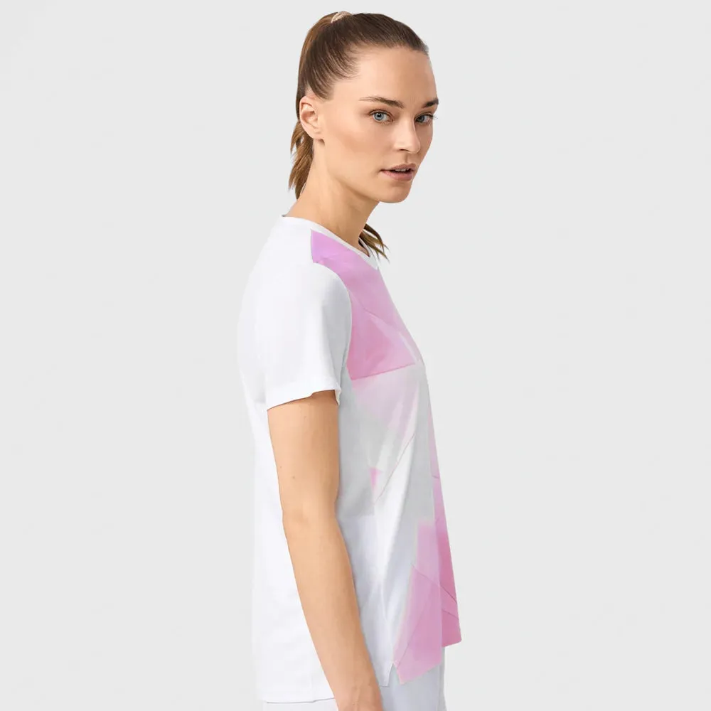 Elegant Look Reliable Head Women's Tie-Break Tee - Print Vision/Alight Lilac