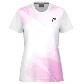 Reliable Head Women's Tie-Break Tee - Print Vision/Alight Lilac silk material