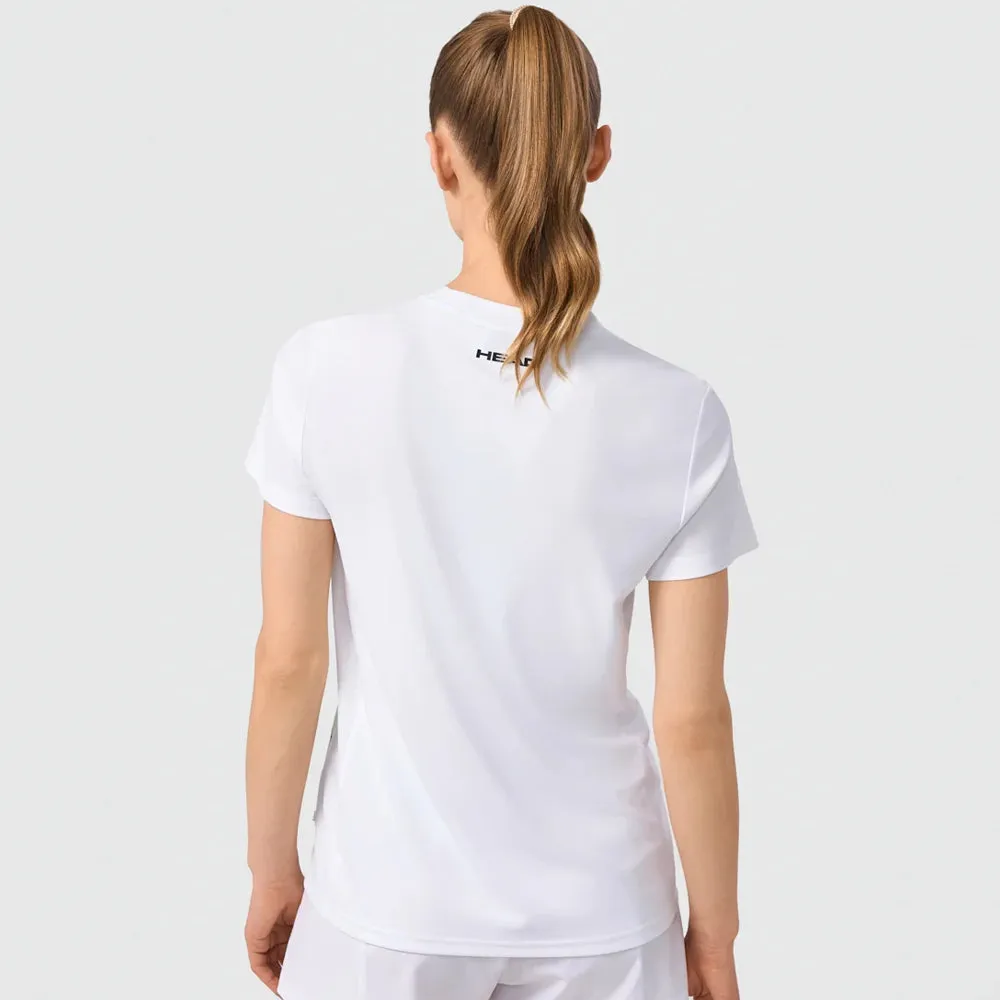 Reliable Head Women's Tie-Break Tee - Print Vision/Alight Lilac Comfort Fit dry cleanable