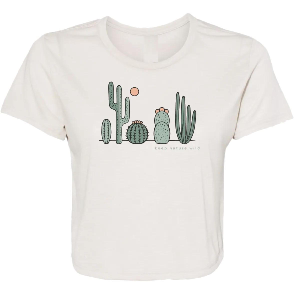 Women's Cactus Friends Cropped Tee Outdoor Activity