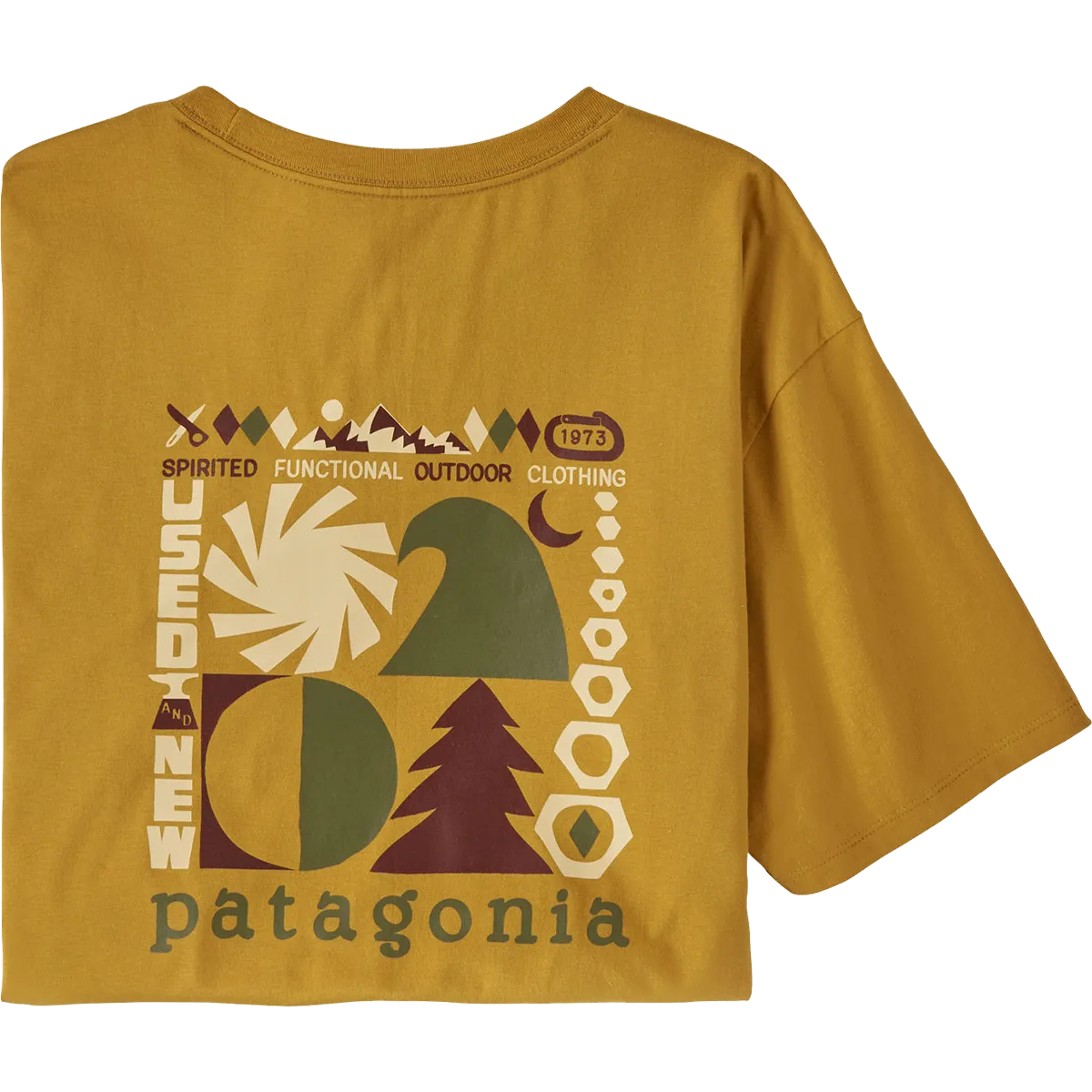 Men's Spirited Season Organic T-Shirt Minimal Fashion Garment Washed Texture