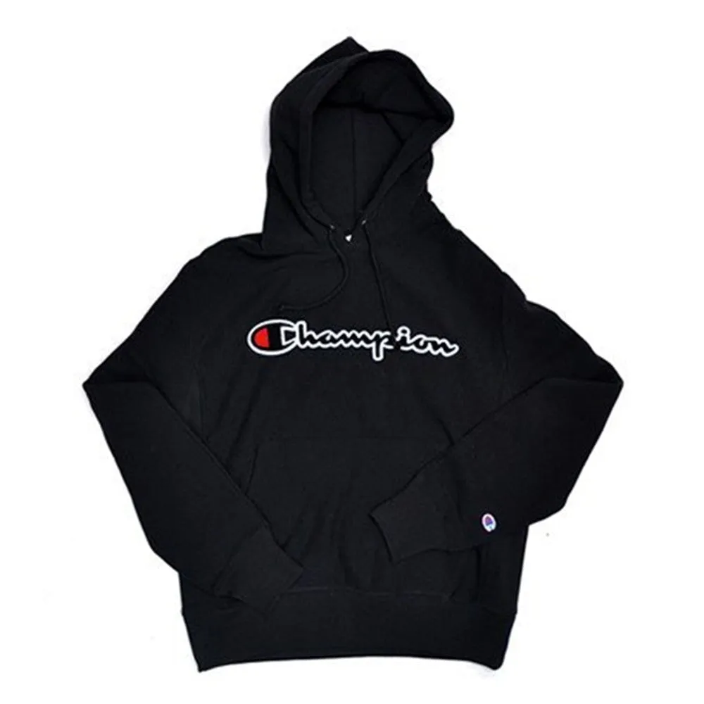 Matte Look Reverse Weave Pullover Hoodie