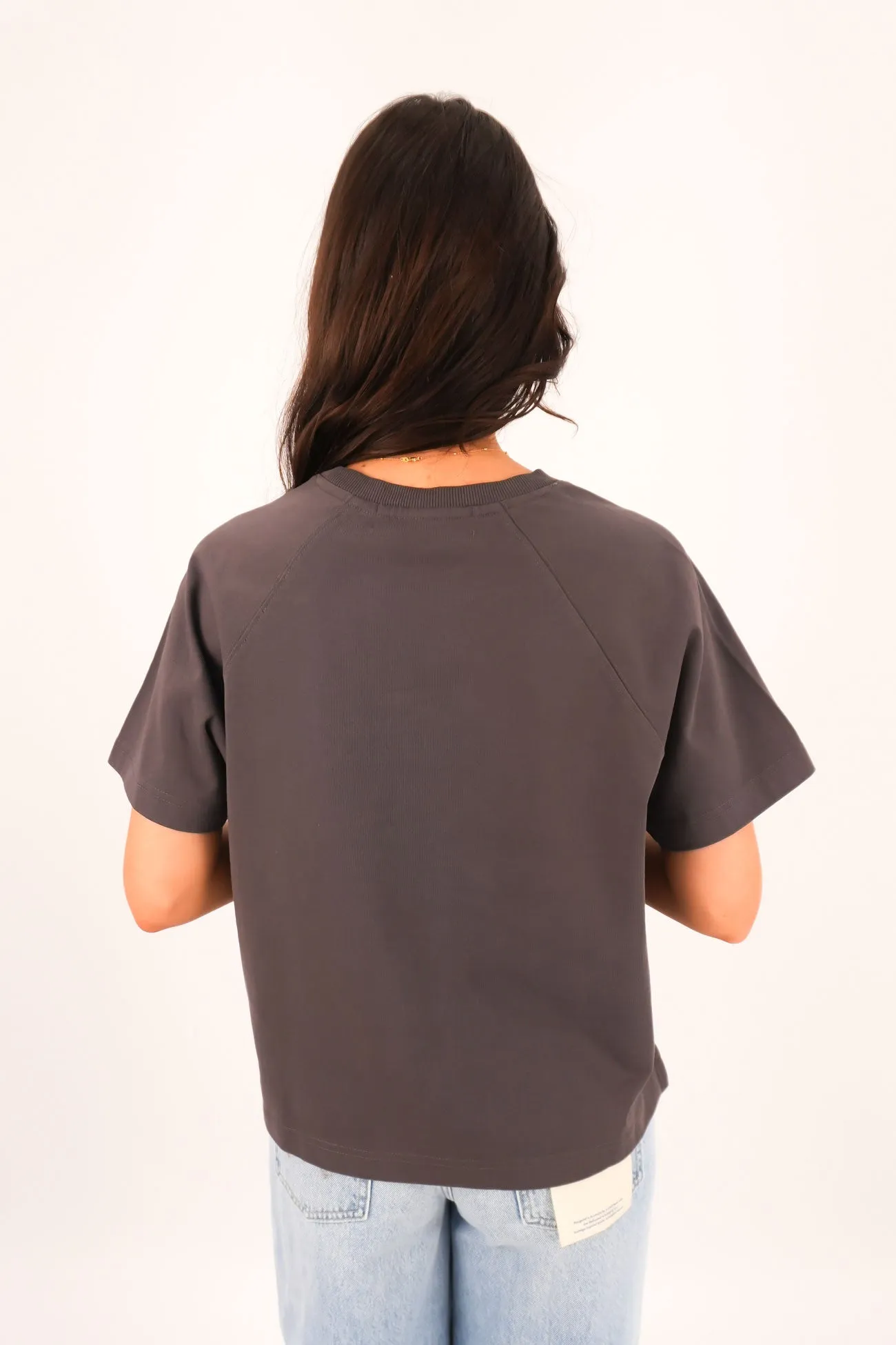 Windsor Tee Charcoal Comfortable Casual