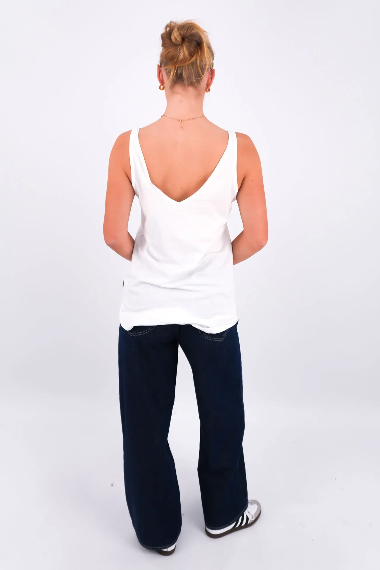 Stay Smooth Eco Friendly Production Ricky Tank White