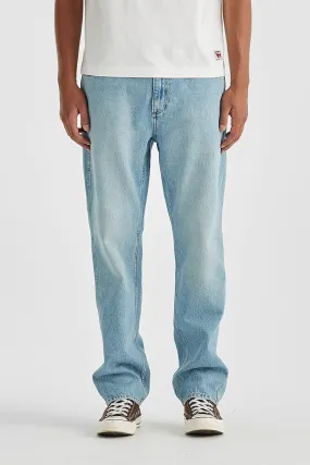 Seamless Waistband Finish Daily Mix Eazy Straight Jean Daybreak Blue